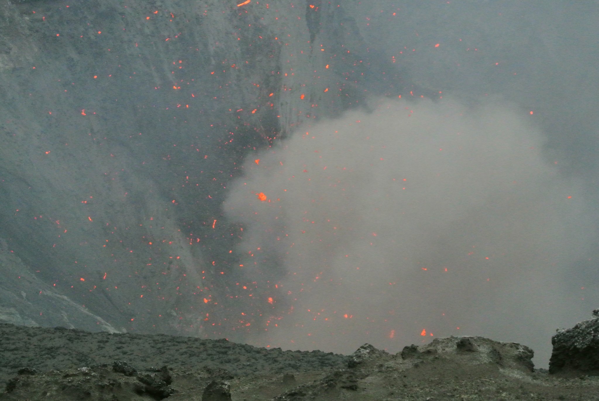 Mt Yasur erupting