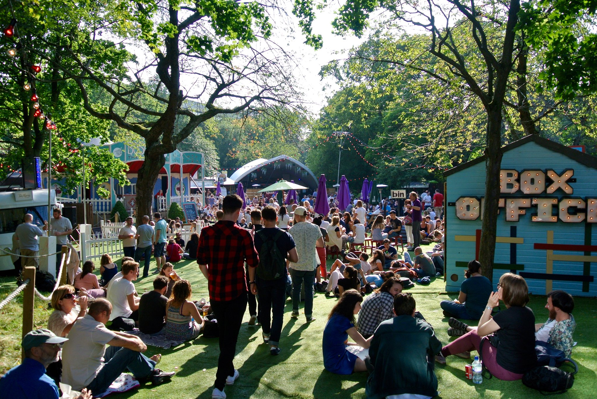 Assembly festival at George Square Gardens, Edinburgh
