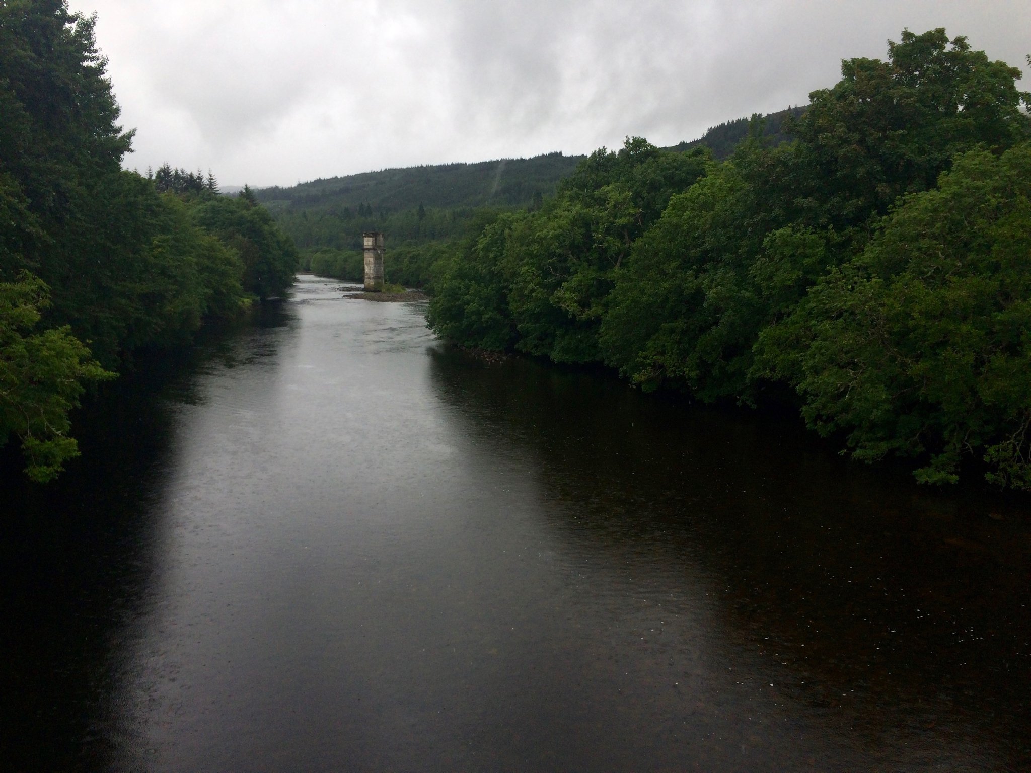 Bridge Tower in the River Oich, Fort Augustus